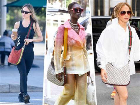 white celebrities wearing gucci|celebrities wearing Gucci handbags.